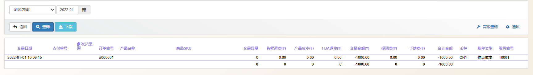 结算详情